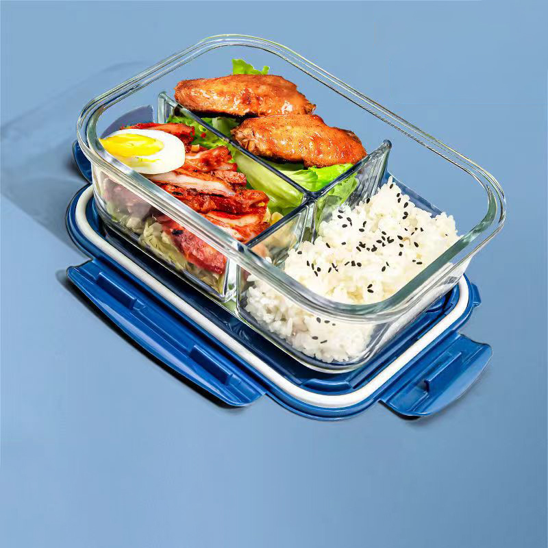 New style Lunch Box Glass 1050 - Food Storage Glass Containers ulasan dan harga