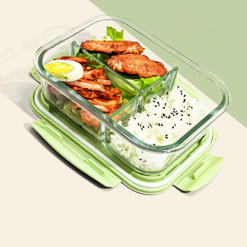 New style Lunch Box Glass 1050 - Food Storage Glass Containers ulasan dan harga