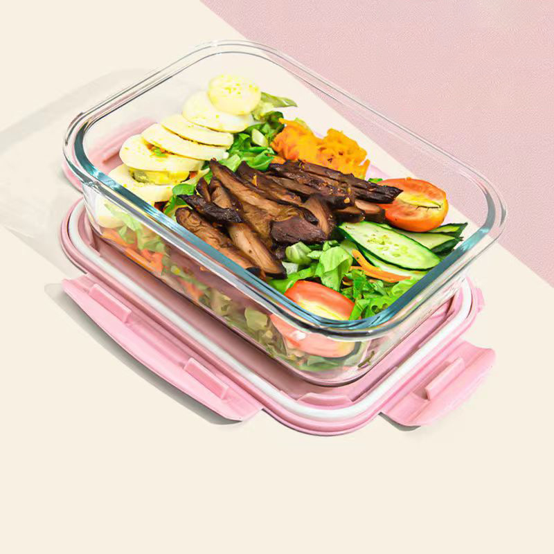 New style Lunch Box Glass 1050 - Food Storage Glass Containers ulasan dan harga
