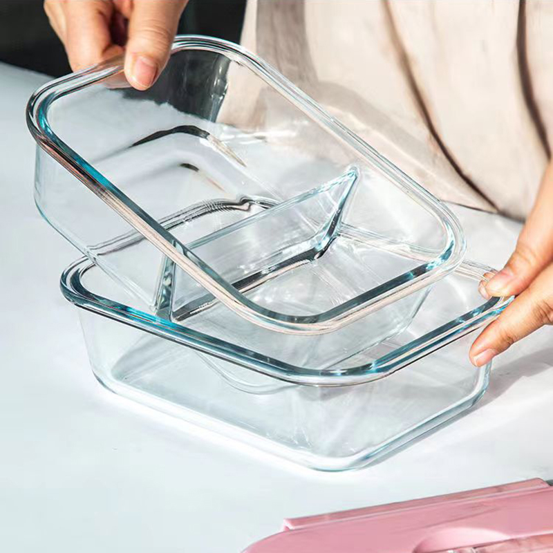 New style Lunch Box Glass 1050 - Food Storage Glass Containers ulasan dan harga