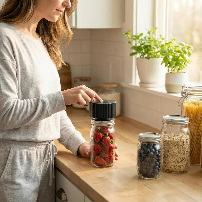 Electric Mason Jar Vacuum Seal - Food Storage Jars & Containers ulasan dan harga