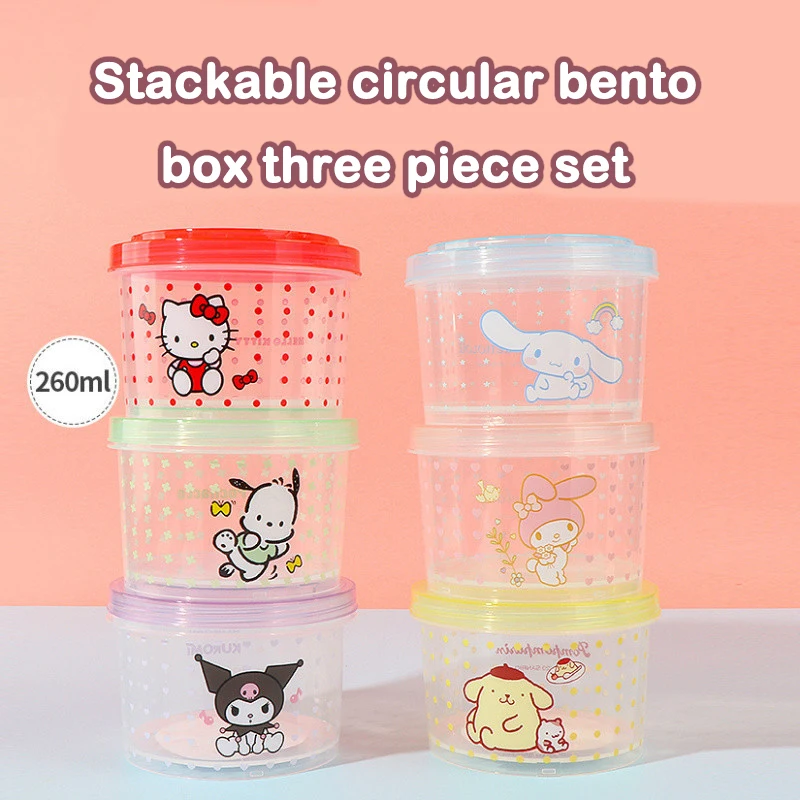 Kitty Bento Box Set 3 Pieces C - Food Storage In Room ulasan dan harga