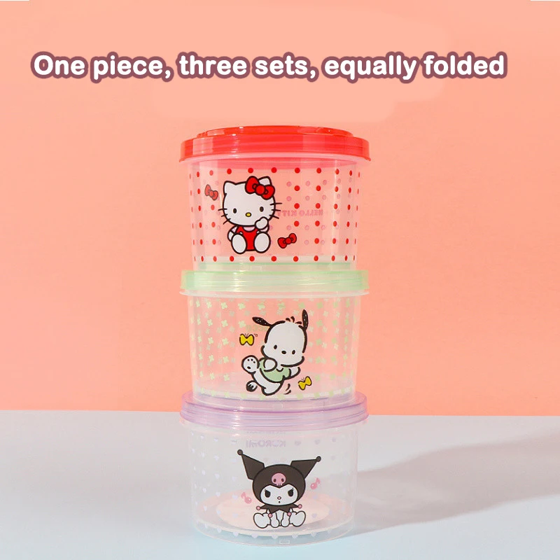 Kitty Bento Box Set 3 Pieces C - Food Storage In Room ulasan dan harga
