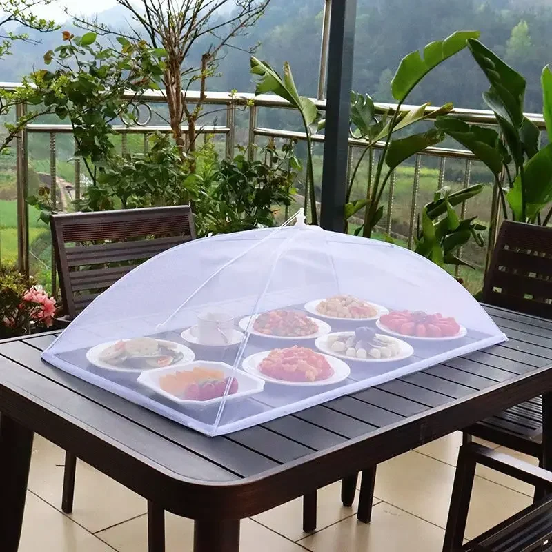 Foldable Food Mesh Cover Fly A - Food Storage Net ulasan dan harga
